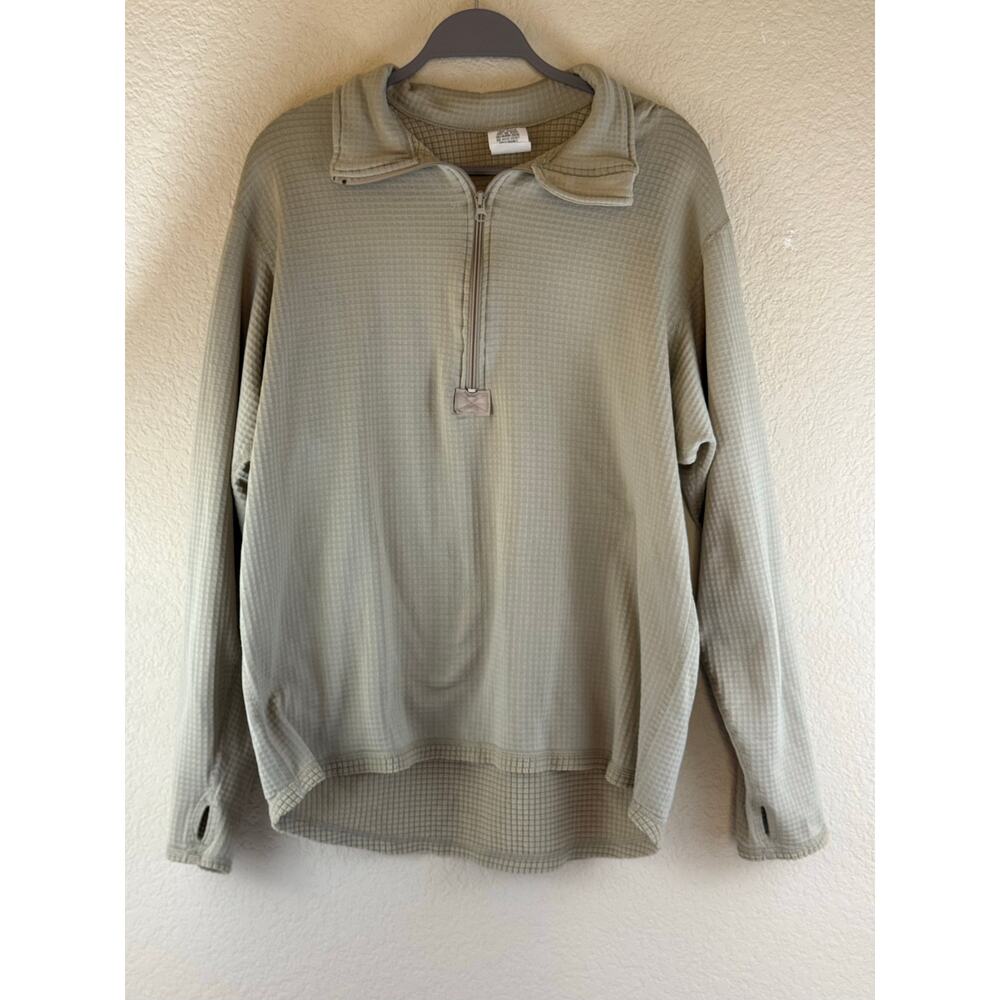 US Military Cold Weather Mid Weight Waffle Shirt Gen III Men Size Large Regular